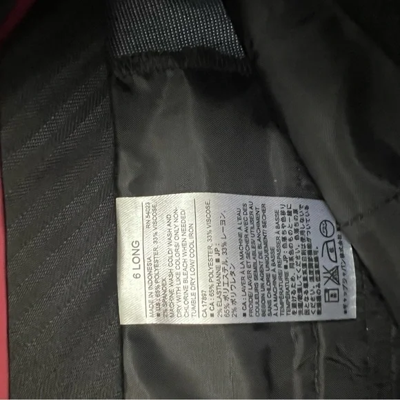 Banana Republic Jackson Fit Women’s Sz 6L Blue Gray Dress Pants Office Trousers - Picture 14 of 15